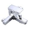 Sanlian Bathroom Shower Faucet Square Bathtub Faucet Bathroom Electroplated Copper Faucet Basin