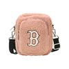 New MLB Polyester Shoulder Bag Crossbody Bag Mini Women's Pink 32BGDF011-43P