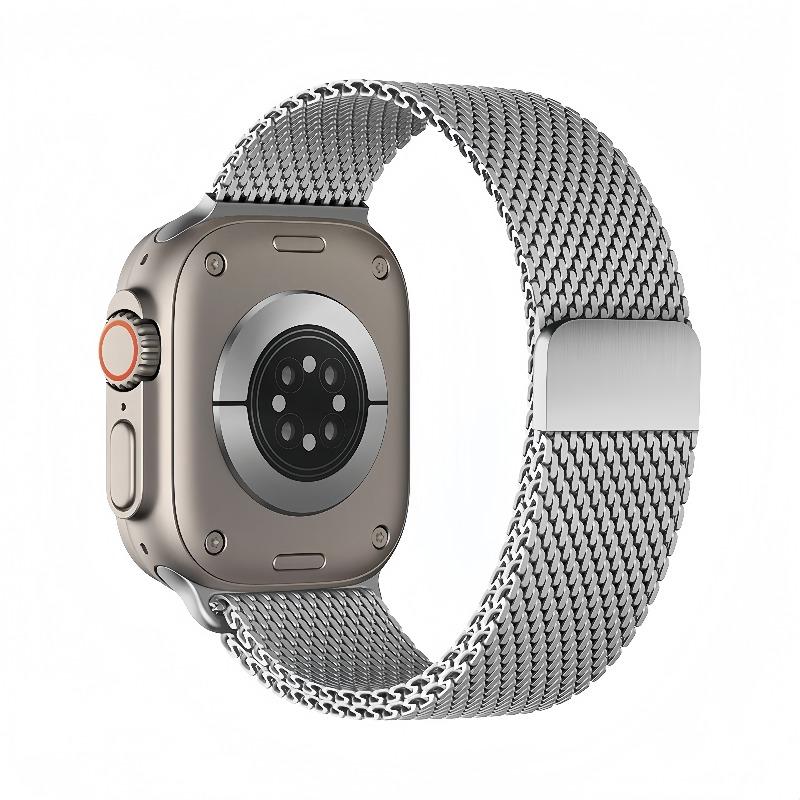 Metalen Band voor Apple Watch Band 49mm 46 42 44 40 38 41 45mm Milanese Lus Armband iWatch Series 10 9 8 se 7 6 5 4 ultra 2 38 40 41 42mm(S10)