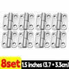 Stainless Steel Hinges Door Connector Universal Furniture Drawer Cabinet Fitting Hinge Detachable Furniture Hardware Accessories