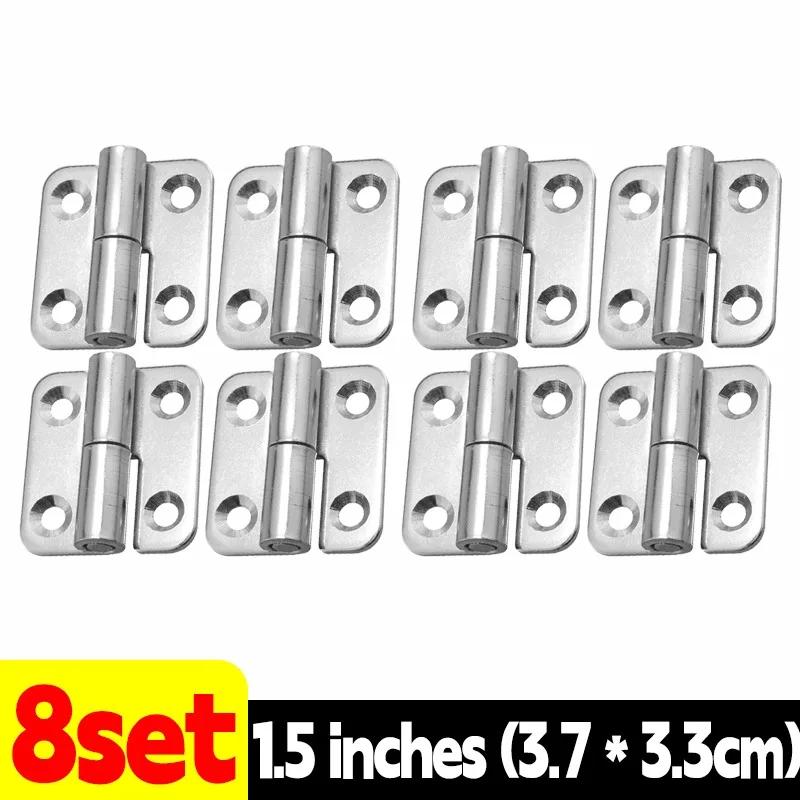 Stainless Steel Hinges Door Connector Universal Furniture Drawer Cabinet Fitting Hinge Detachable Furniture Hardware Accessories