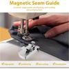 Magnetic Seam Guide for Sewing Machine Multifunctional Ruler Hemmer Seam Guide Sewing Ruler Universal Sewing Machine Attachments