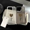 Leopard Print Heart Icon Design Soft Phone Case For IPhone 17 16 15 14 13 12 11 Pro Max 7 8 Transparent Silicone Soft Cover Case