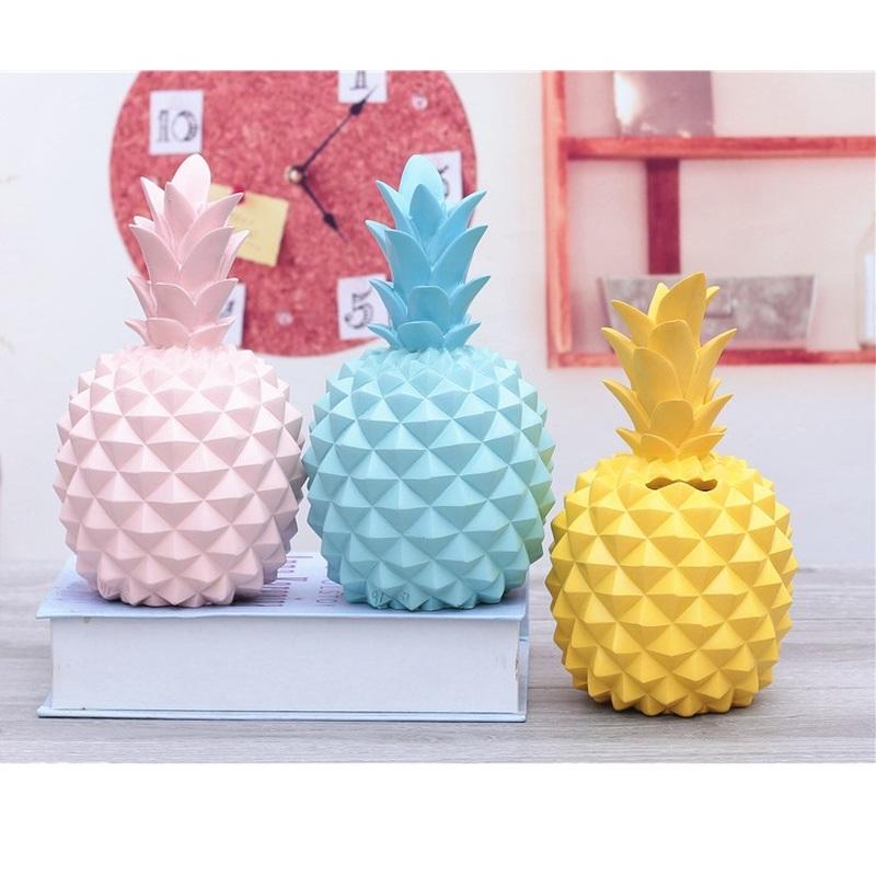 Pineapple Ornament Money Boxes Coin Piggy Bank Money Cans for Kid's Gift Pineapple Ornament Money Boxes Coin Piggy Bank Money Cans for Kid's Gift