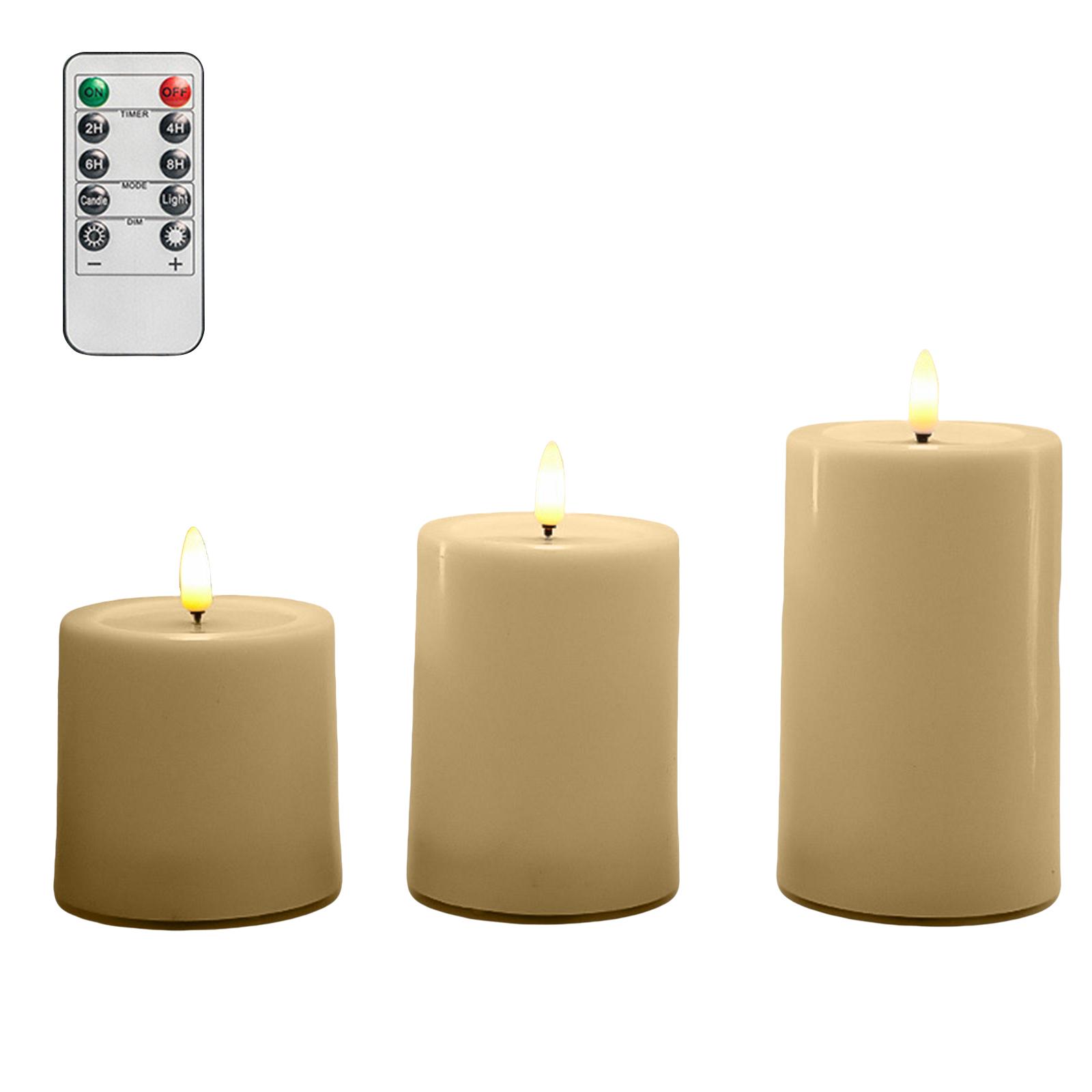 

3Pack Valentine s Day Wedding Glow Tea Candles Religious Christmas Party Supplies Home Decoration LED Candle Lights One Size белый