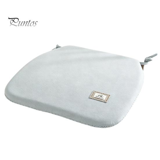 Solid Color Chair Pad for Home Memory Foam Cushion, Thickened Dining with Straps, Supportive Non-Slip Backing, Washable Seat Cushion Autumn