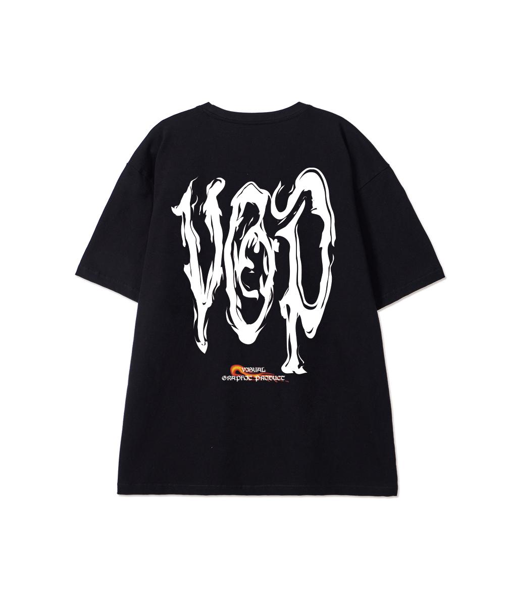 Biel Vgp Fire Logo Short Sleeve T-Shirt Black Xl