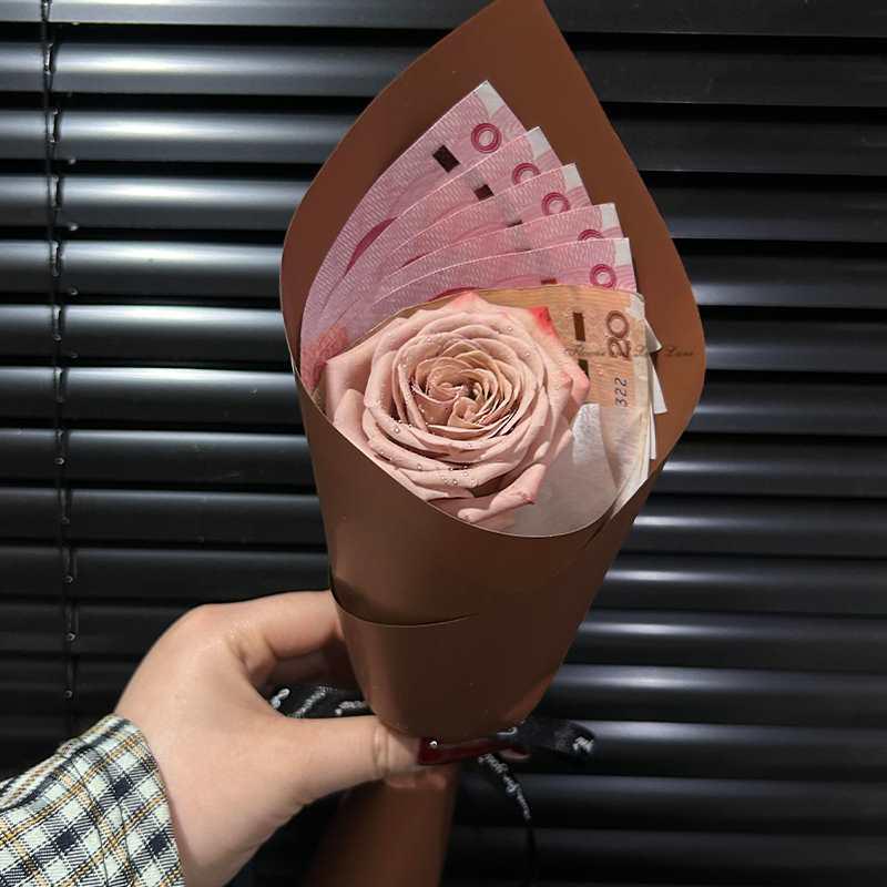 Valentine s Day Camellia Rose Bouquet DIY Kit - Perfect Birthday Gift for Girlfriend or Best Friend