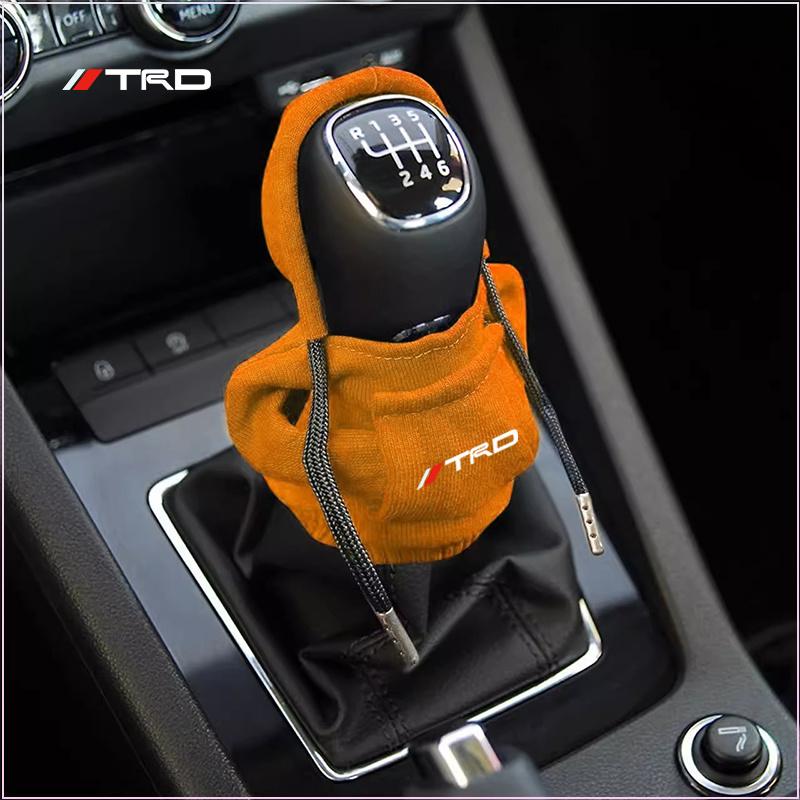 Modische Kapuzenpullover Auto Schalthebelabdeckung Kapuzenpullover Schalthebelabdeckung für Toyota GR TRD Camry Crown Auris Rav4s TRD Prius