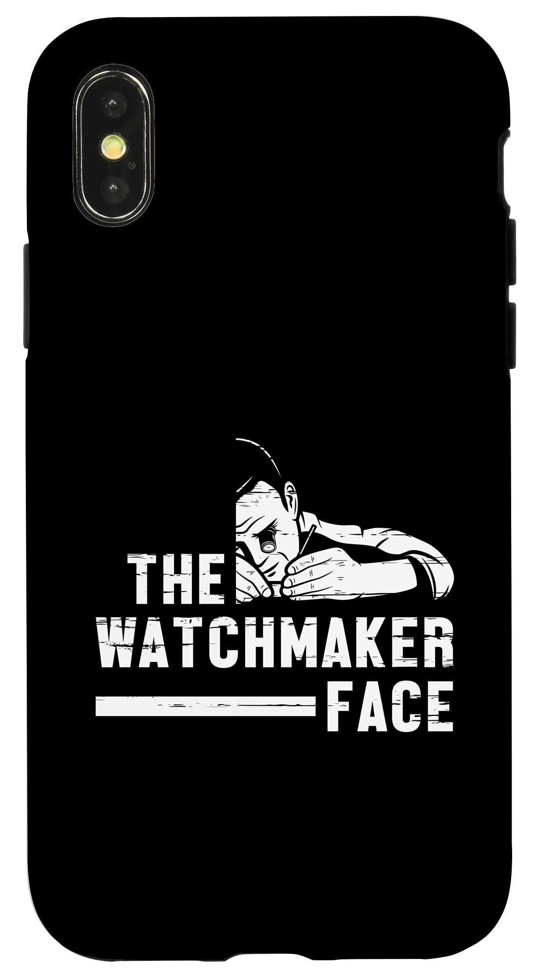 

iPhone X/XS Циферблат Watchmaker Часовое дело Часовщик Ремонт часов Чехол для часов-телефона