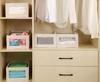 Hosen Kleidung Kleiderschrank Kleidung Aufbewahrungsboxen Schubladentyp Ausführung Zuhause Sichtfenster Stoff-Aufbewahrungsbox Leinen-Aufbewahrungsbox