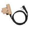 For U94 PTT Two Way Audio Cable Adapter Compact Portable Replacement for Baofeng UV 82 UV5R UV5RE