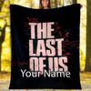 Custom Name The Last of Us Theme Printed Blanket - Perfect for Couch, Bed, Travel & Outdoor Use | Machine Washable, Cozy & Durable.