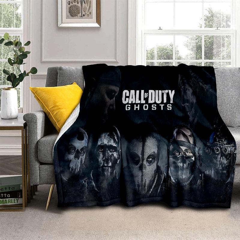 3D Call of Duty,COD Game, Gamer HD Blanket,Soft Throw Blanket for Home Bedroom Bed Sofa Picnic Travel Office Cover Blanket Kids