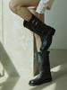 Byeuuns Bob24401 Mini Buckle Biker Boots
