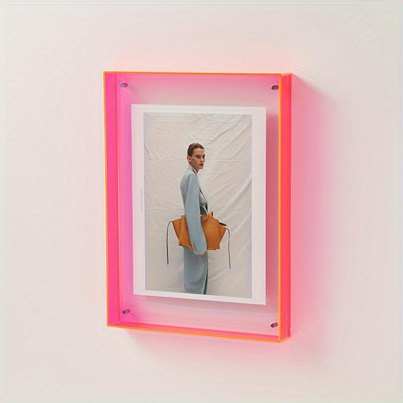 DIY Transparent Acrylic Poster Frame - Perfect for Bedroom and Desktop Display, 1pc