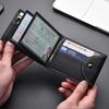 Ultra-Thin Genuine Leather Driver's License Case Men's Small Short Wallets Purses Multi-Slot Credit Bank ID Card Holder Package