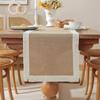 Macrame Edges Jute Table Runner Woven Texture Machine Wash or Brush  Wedding Party