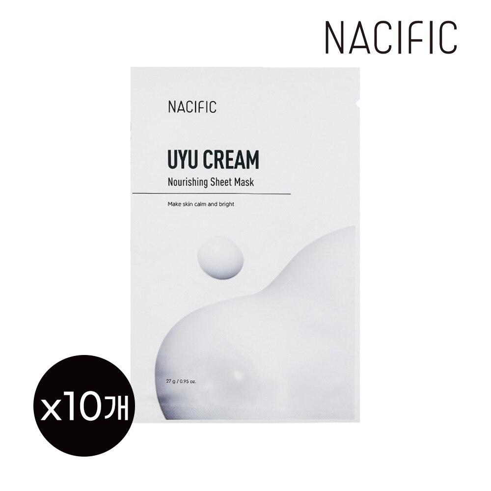 NACIFIC Milk Cream Nourishing Sheet Mask x10 one color free