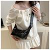 Soft Faux Leather Shoulder Bag for Women Small Capacity Crossbody Purse Trendy Dumpling Handbag