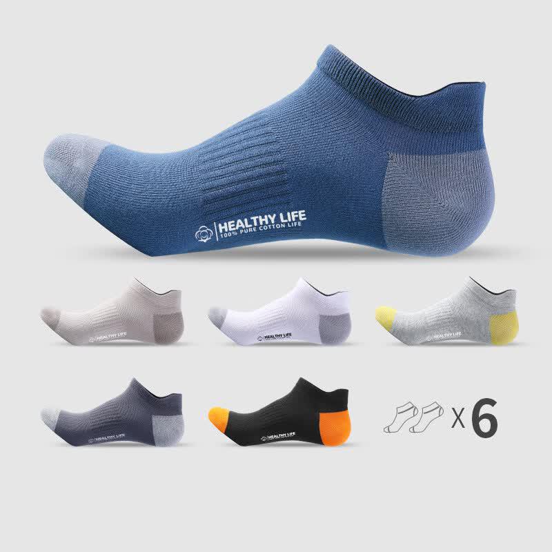 Hengyuanxiang Men s Breathable Cotton Boat Socks