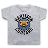 HARRISON COUGARS RETRO OLD SCHOOL UNOFFICIAL COMEDY KIDS CHILDS T-shirt