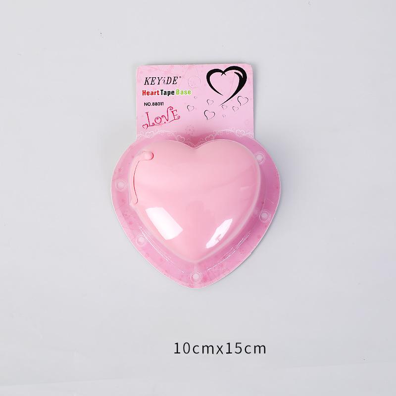 

Креативные канцелярские принадлежности с героями мультфильмов, портативный держатель ленты для пончиков, невидимый резак для ленты с небольшой лентой внутри 10*15 розовый