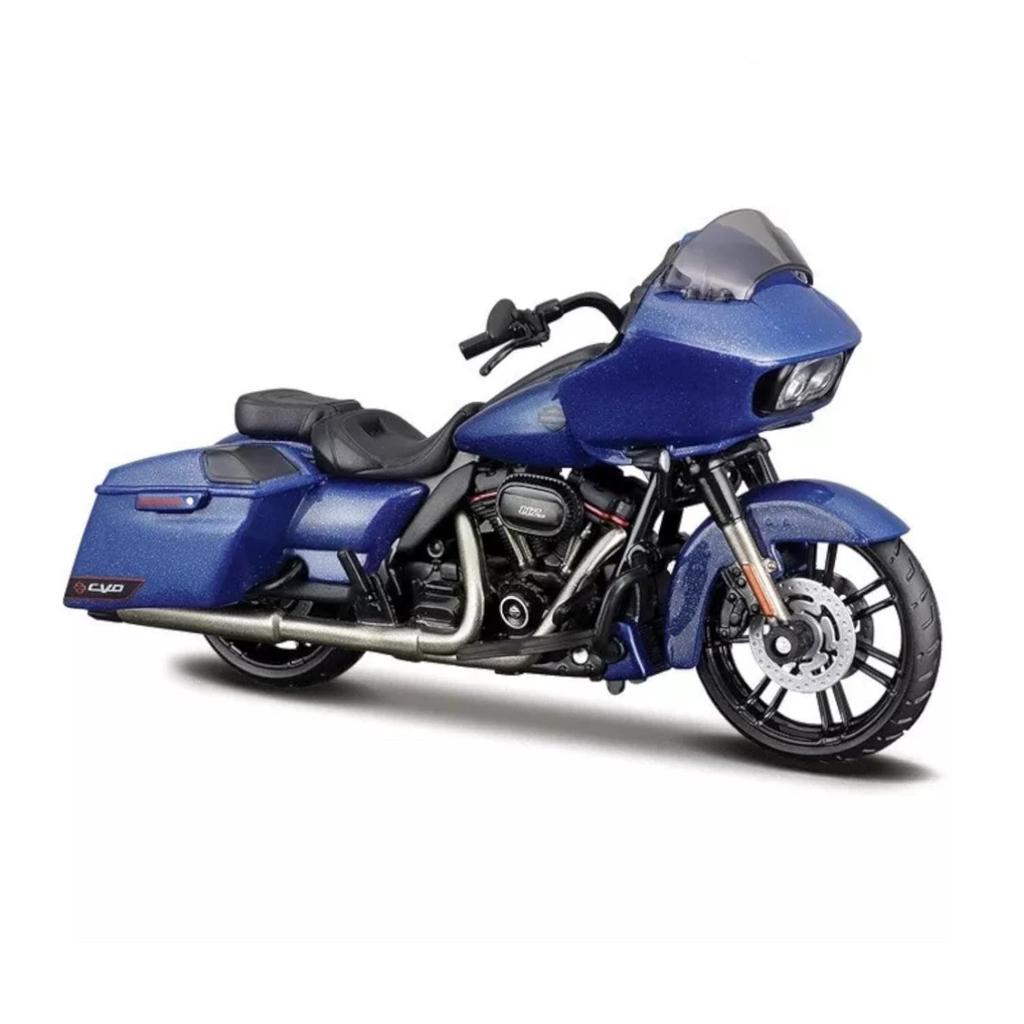 Maisto 1/18 Scale Harley-Davidson 2022 CVO Road Glide Blue Diecast Car/Motorcycle Finished Model 39360 (20-22938)