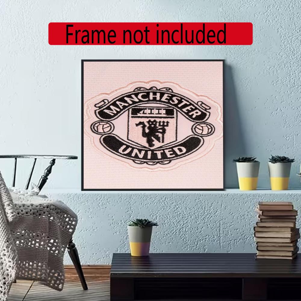 Manchester Diamond Painting Round Diamond Mosaic Rhinestones Diamond Embroidery Craft Kit Wall Decor Without Frame