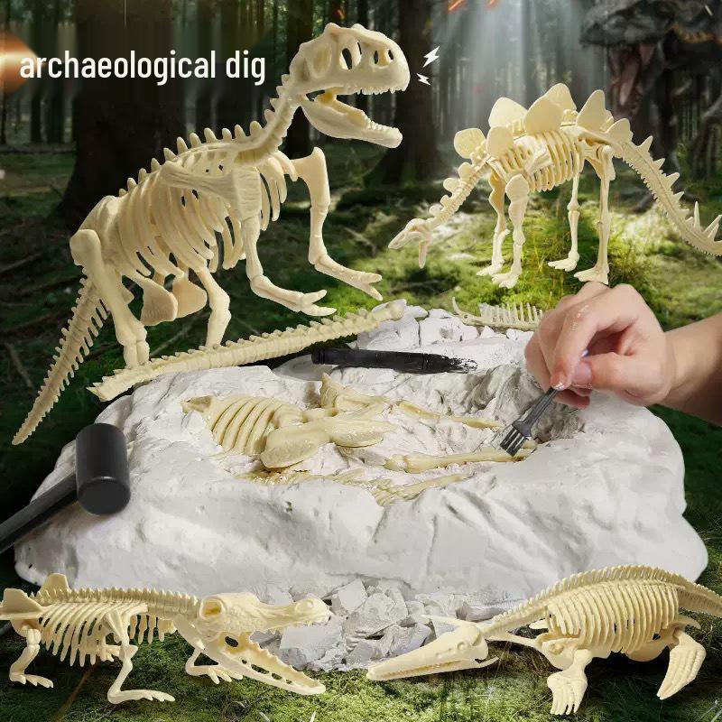 Dinosaur Fossil Excavation Kit: Educational Science Toy for Kids