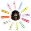 30pcs 5cm Candy Color Hair Clips Metal Hollow Wave Hairpin For Women Girls DIY Bangs Side Clip Makeup Hair Styling Accessories