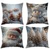 Christmas Pillow Cover Pillow Cover Without Core Home Decoration Sofa Cushion Living Room Bedside Pillow