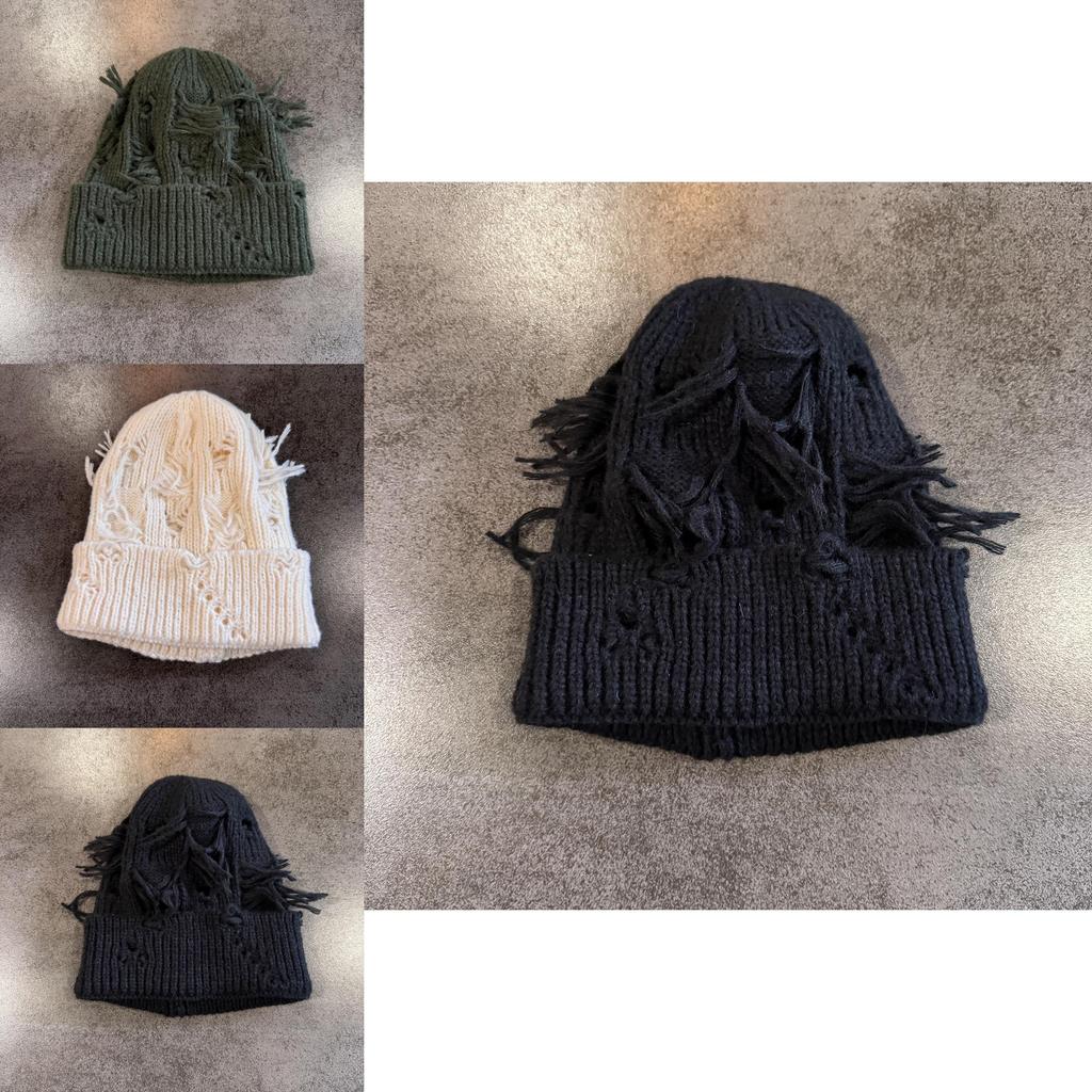 Knit Hat For Men Women Warm Beanie With High Top Design For Fall Winter Street Style