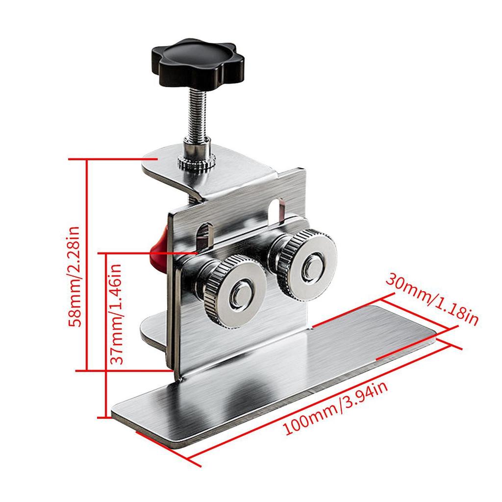Cabinet Door Mounting Jig Cabinets Frame Clamp Household Hidden Door Stainless Steel Mounting Support Woodworking Tools