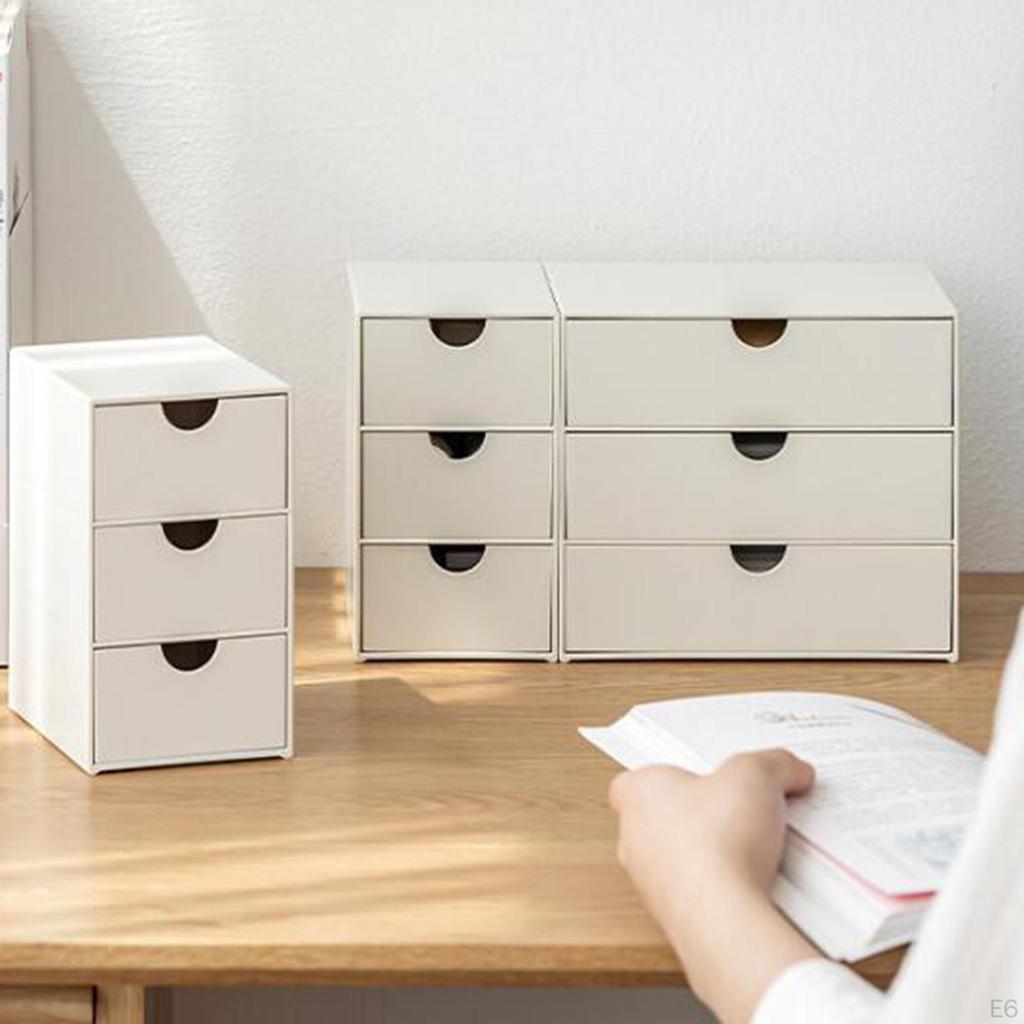 3 Drawer Desk Organizer Office Supplies Stationary