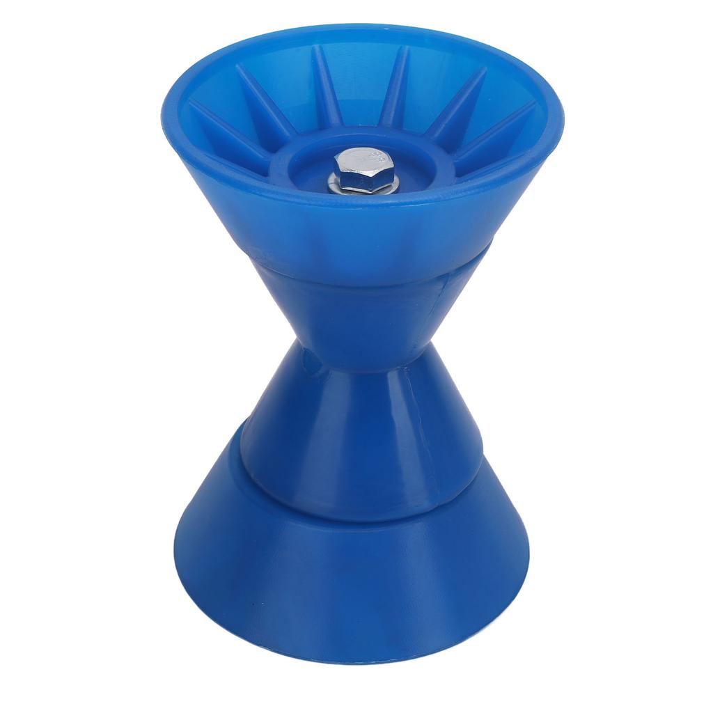 4 Inch Boat Roller Bow Stop with 1 2in Shaft Scratch Resistant PU Blue Trailer Roller Assembly for Yachts