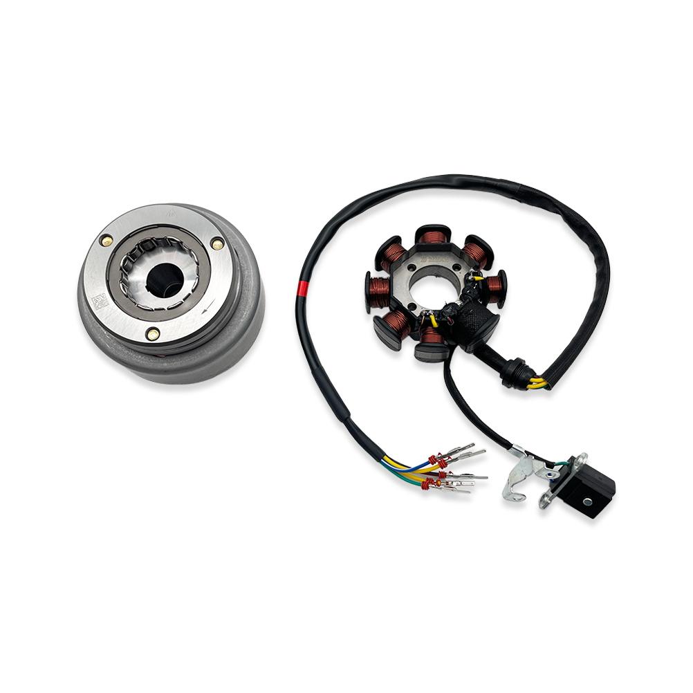 For NB300 CBS300 Stator Coil Magneto Sprag Clutch Kit 9/12 Pole ZONGSHEN ZS174MN-3 ZS174MN-5 Motorcycle Engine Stator Coil Rotor