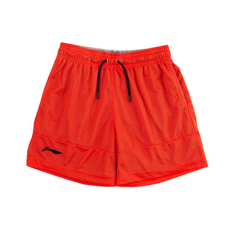 Li Ning CBA Collection Casual Shorts Unisex Orange Gray AAPR405-1 XXXXL