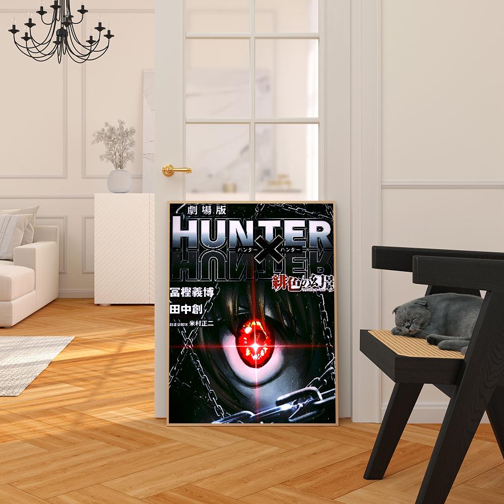 Anime Hunter X Hunter Classic Movie Posters Fancy Wall Sticker for Living Room Bar Decoration Room Wall Decor