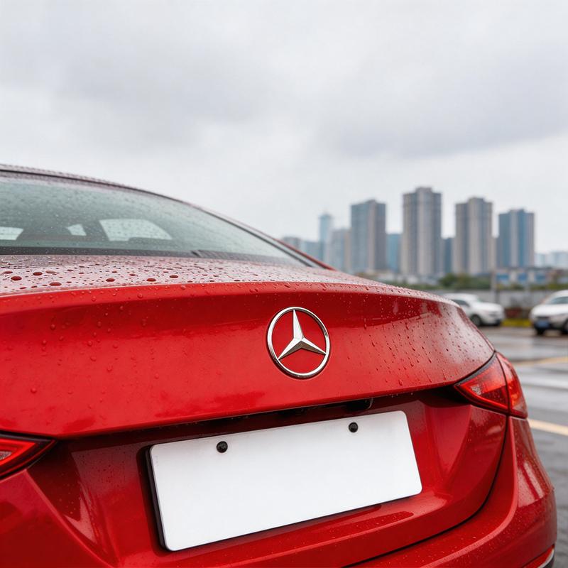 Chrome Black Rear Star Badge For Benz W205 A2058174500 Mercedes Logo W177 W176 GLA GLC GLE A1778170100 Auto Tuning Accessories