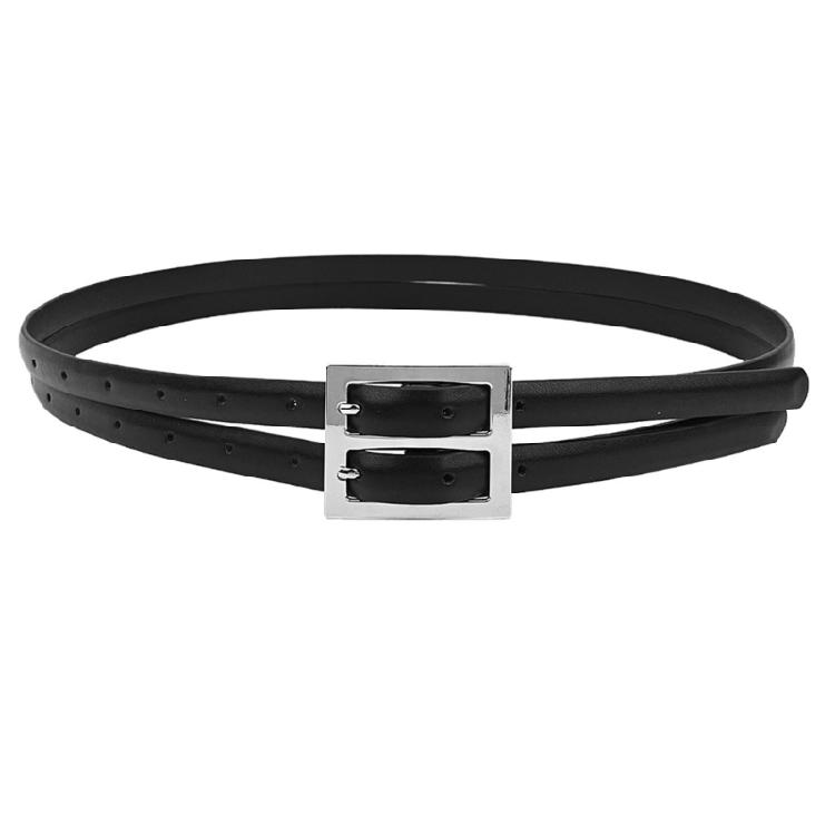 

Artistic Youth Belt Adjustable Leather Waist Belts Stretchy Security Waist Belts for Men and Women чорний
