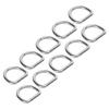 10 PCS 316 Stainless Steel D Ring Seamless Welded Hardware D Buckle Ring Surfboard Kayak Accessories 6mm 30x27x6mm