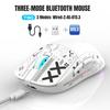 Mouse Wireless RGB per la Terza Prova Simulativa Cablato/2.4G/Bluetooth Mouse da Gioco Wireless 650MAH