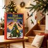 Figuritas de Pájaros Coleccionables Calendario de Adviento de 24 Días con Colgantes Acrílicos Planos 2D Ornamentos Navideños Estilo Natural Calendario de Cuenta Regresiva,