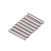 50 Peças M2X10Mm Pinos Hexagonais de Roda Pinos Cilíndricos de Aço Inoxidável Pinos de Localização Para Carro RC