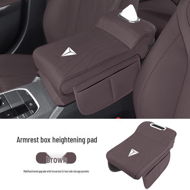 Armrest Box Elbow Rest Pad & Tissue Storage for Deepal S05, S07, L07, SL03, S09, G318, S7