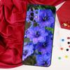 Blue Cornflowers Delphinium For Samsung Galaxy A55 A53 A33 A13 A35 A15 A36 A56 A26 A16 A22 A32 A52 A54 A34 A06 A05 Case