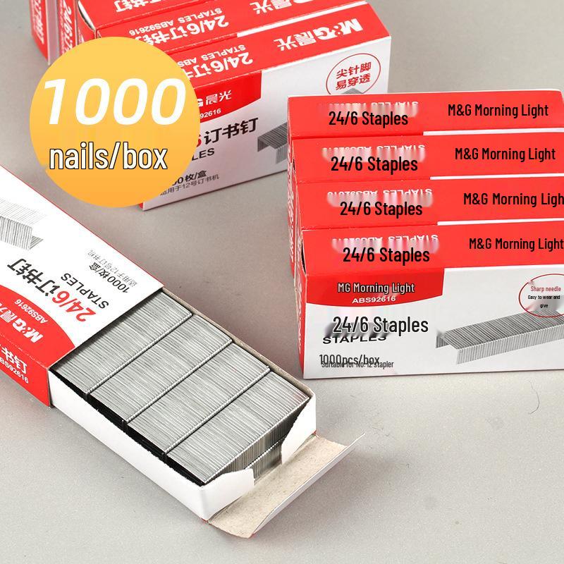 Morning MG Light No. 12 & No. 10 Universal Staples for Office Staplers (92616)