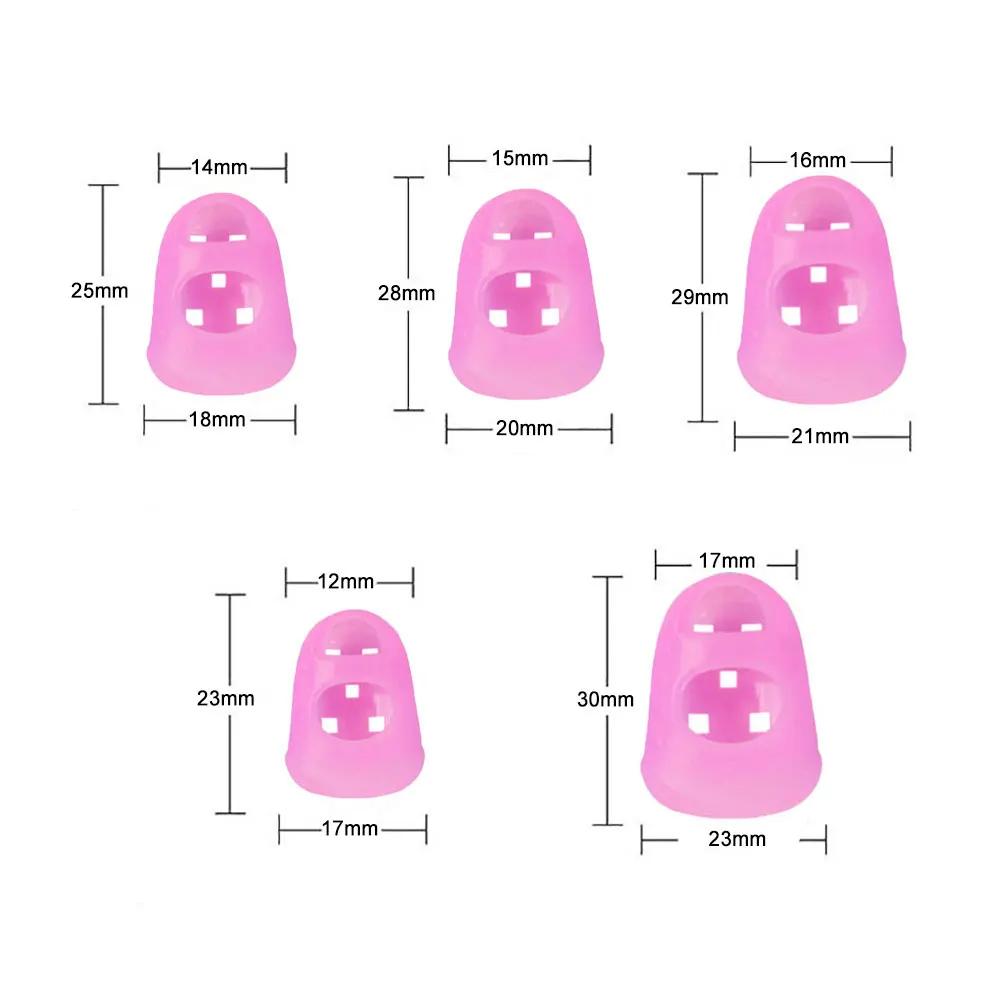 1PC Silicone Guitar Finger Cots Guitar Fingertip Protector Fingerstall Guitar String Finger Guard Guitar Accessories