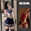 Night Crisp Sexy Lingerie Passionate Hot Student Suit Jk Uniform Seduction Sailor Suit Teasing Pajamas